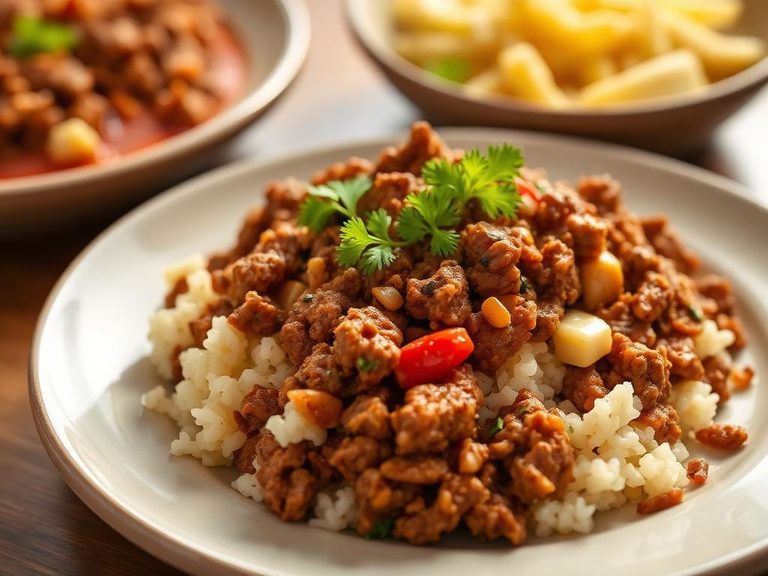 Ground Beef and Rice Bake