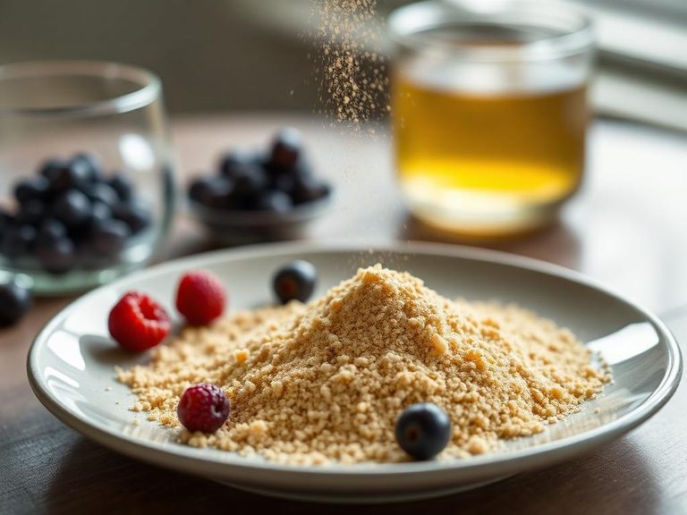 Ground into a powder for seasoning or mixing with berries