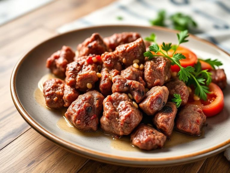 Ground lamb heart for burgers or meatballs