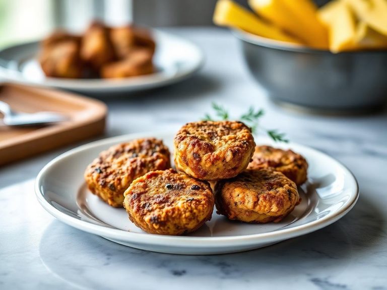 Grouse fritters or nuggets