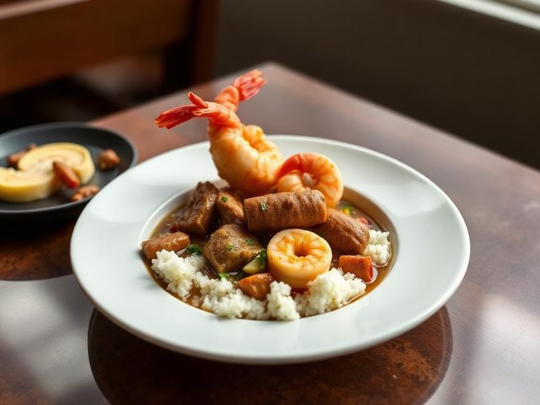 Gumbo with Sausage and Shrimp