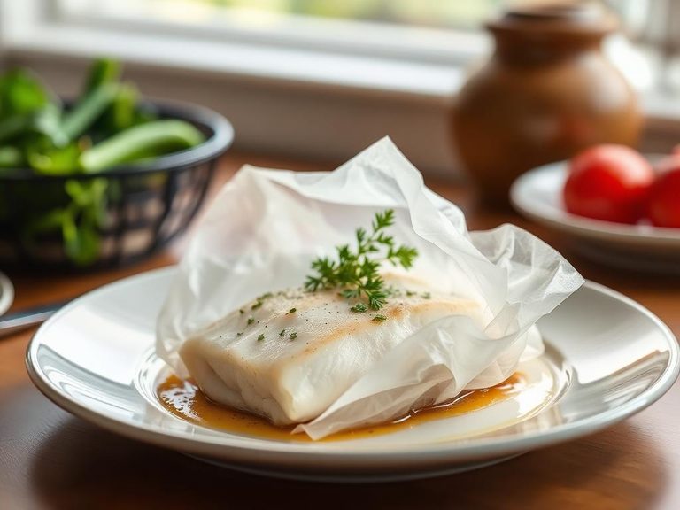 Halibut en Papillote