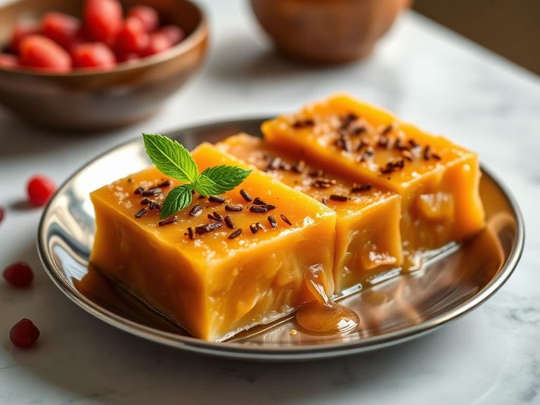 Halwa (sweet Indian pudding)