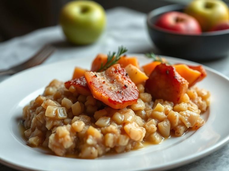 Ham and Apple Mash