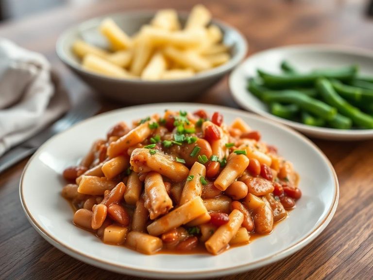 Ham and bean casserole