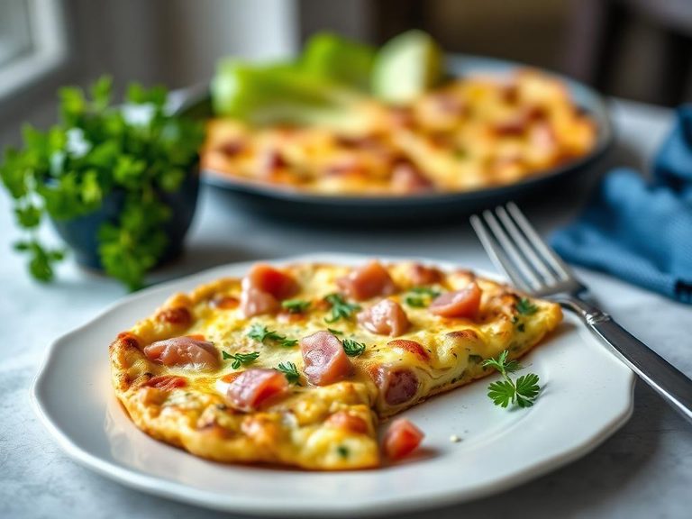 Ham and Cheese Frittata