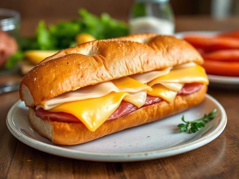 Ham and Cheese Hoagie