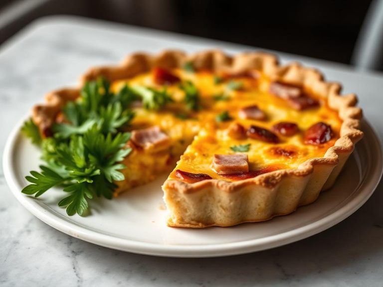 Ham and Cheese Quiche