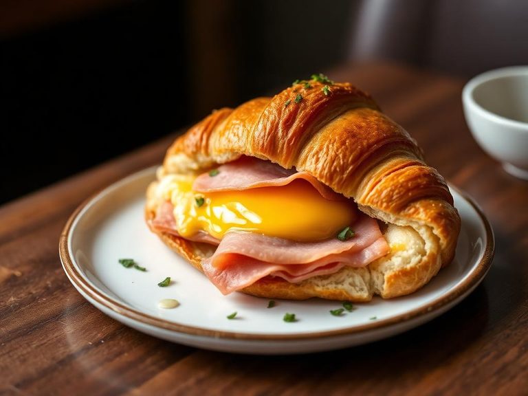 Ham and Egg Croissant