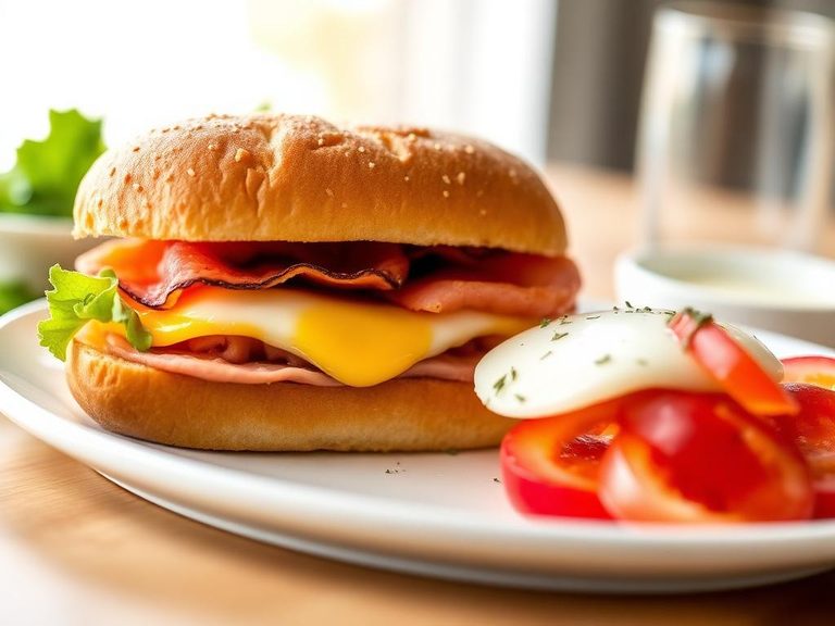 Ham and Egg sandwich