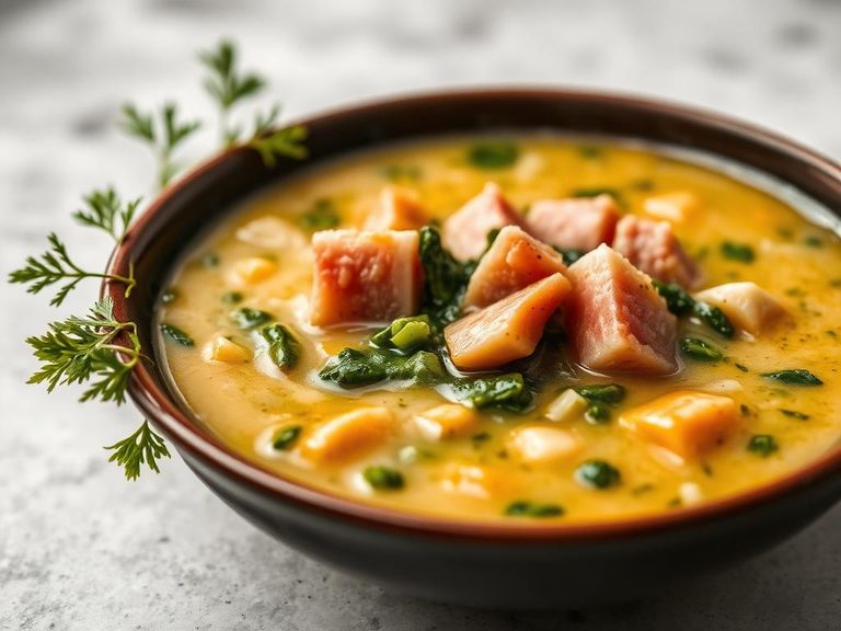 Ham and Greens Soup