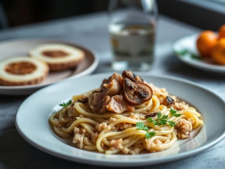 Ham and Mushroom Risotto