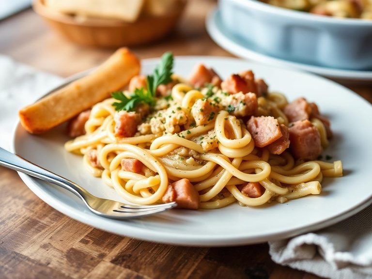 Ham and Noodle Casserole