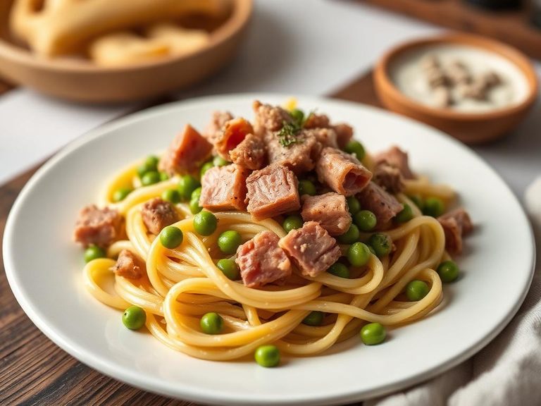 Ham and Pea Pasta