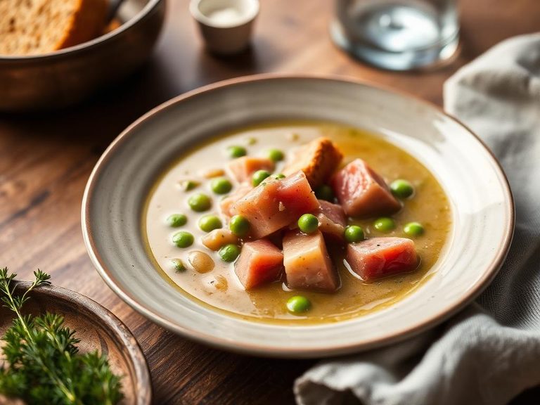 Ham and pea soup