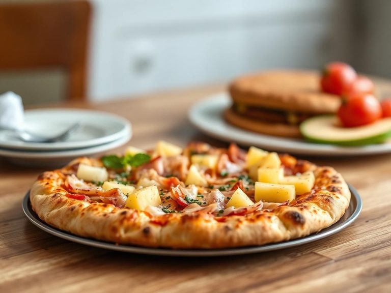 Ham and Pineapple Frozen Pizza