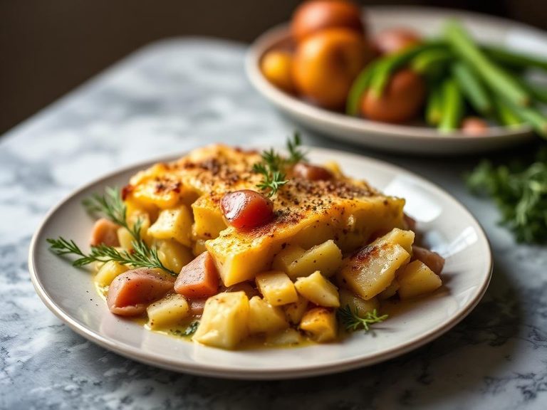 Ham and Potato Gratin