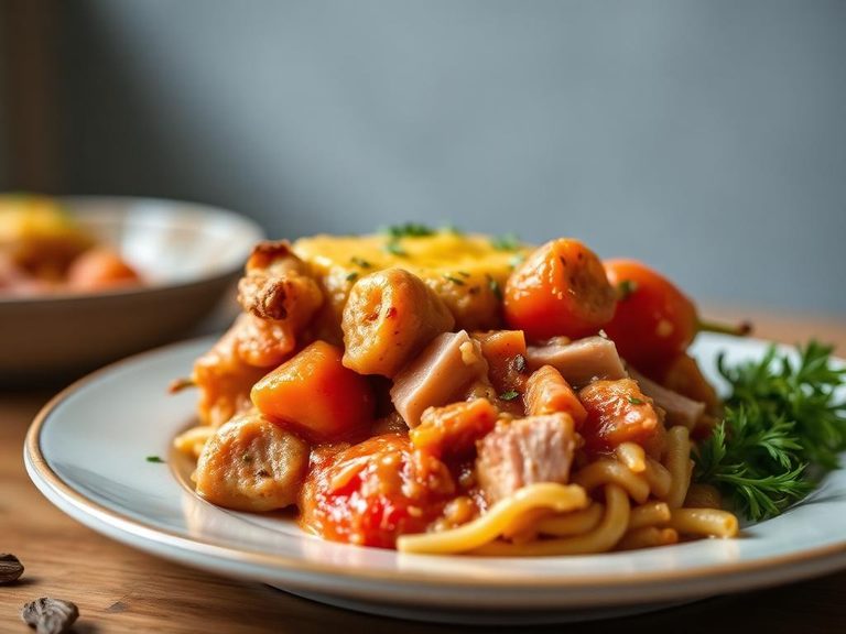 Ham and Tomato Casserole