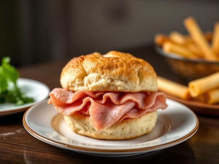 Ham Biscuit Sandwich