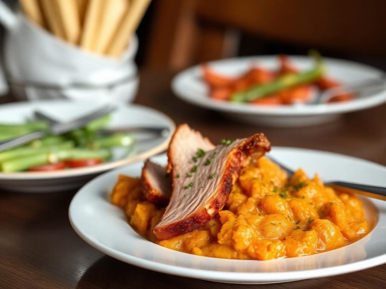 Ham & Sweet Potato Mash