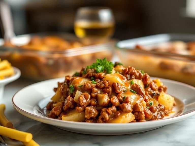 Hamburger Potato Casserole