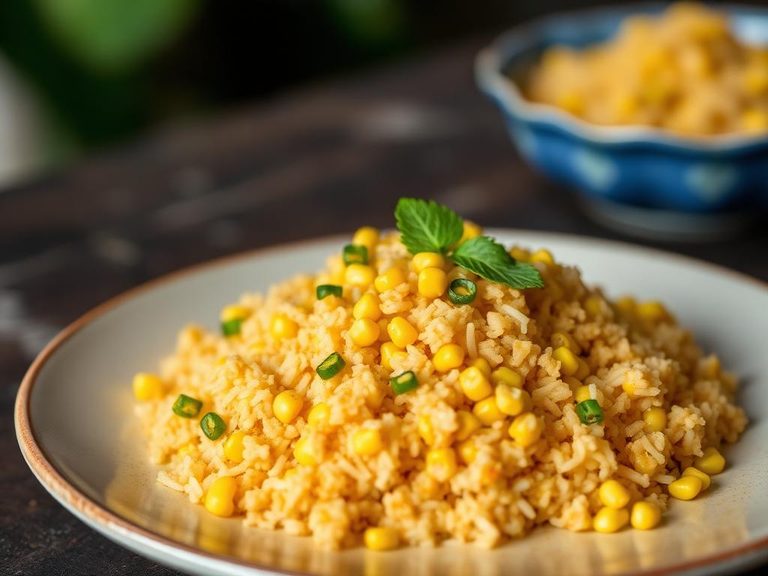Hawaiian Fried Rice with Corn