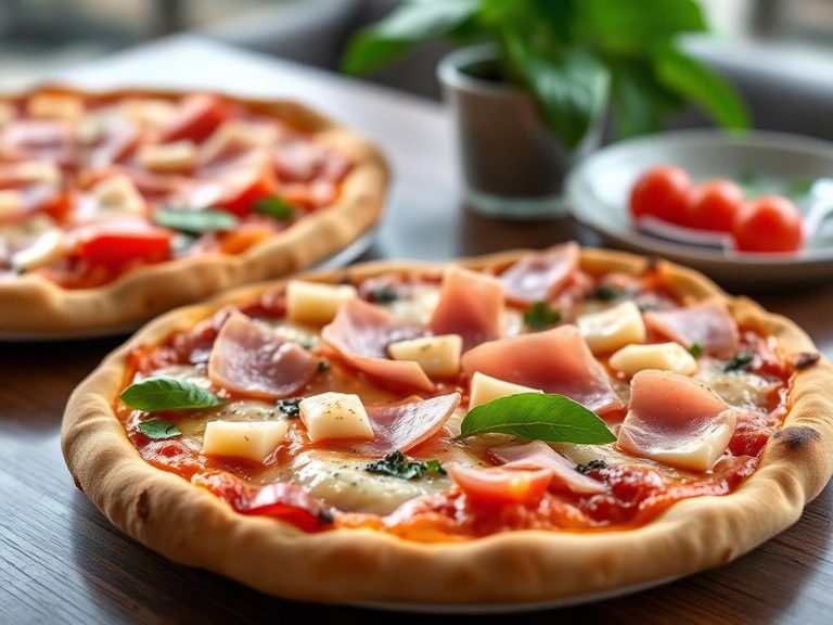 Hawaiian pizza (with ham and cheese)