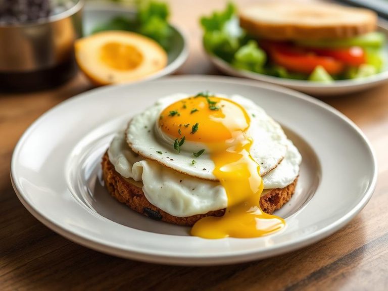 Head Cheese and Egg Breakfast Plate