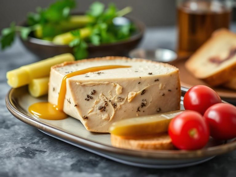 Head Cheese with Mustard and Pickles
