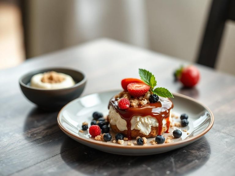 Healthy dessert topping