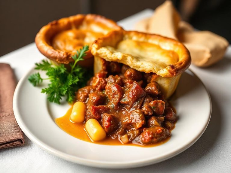 Heart and kidney pie