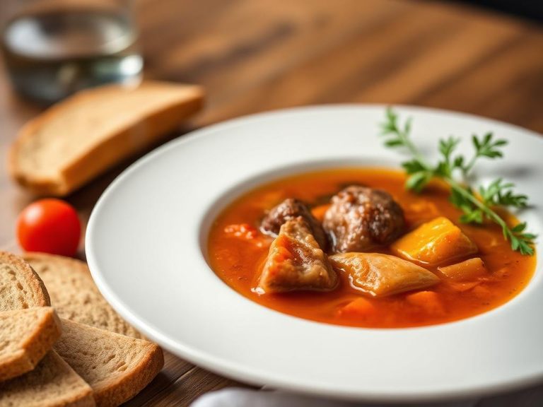 Heart and liver soup