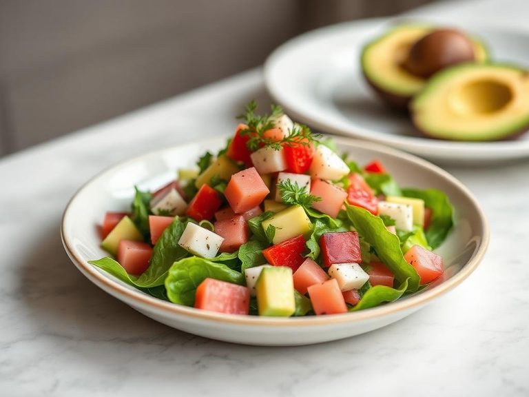 Hearts of Palm and Avocado Salad