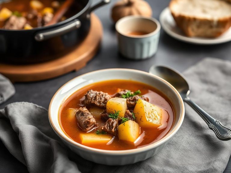 Hearty Beef and Potato Soup