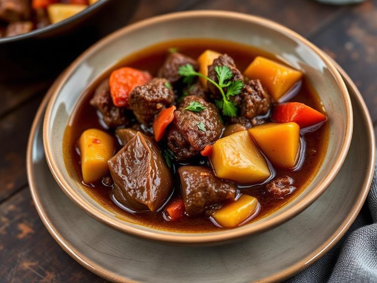 Hearty Beef and Root Vegetable Stew