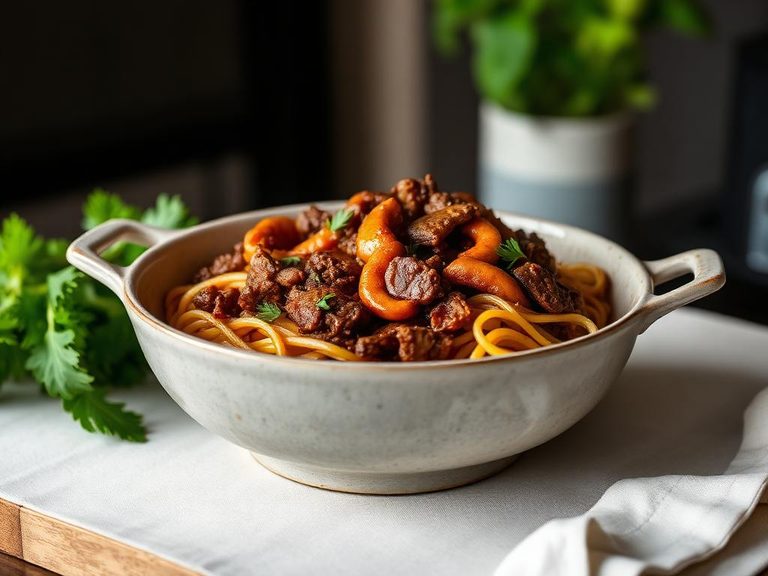 Hearty Beef Noodle Skillet
