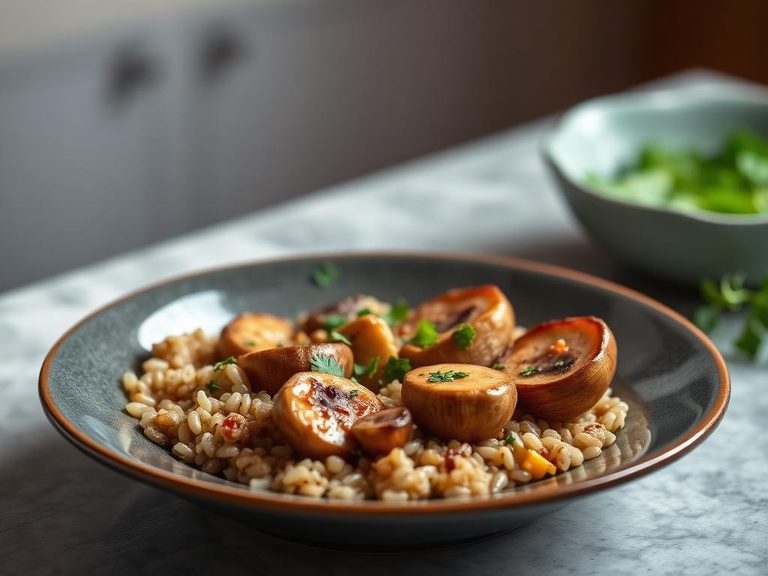 Hearty Mushroom and Barley Bowl