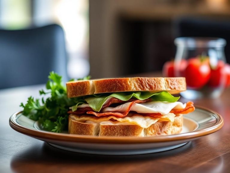 Hearty Turkey & Swiss Sandwich