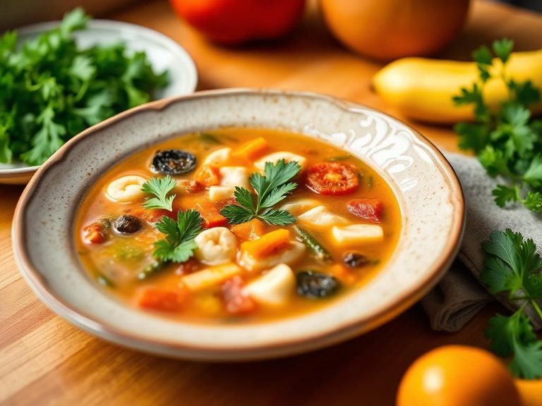 Hearty vegetable soup