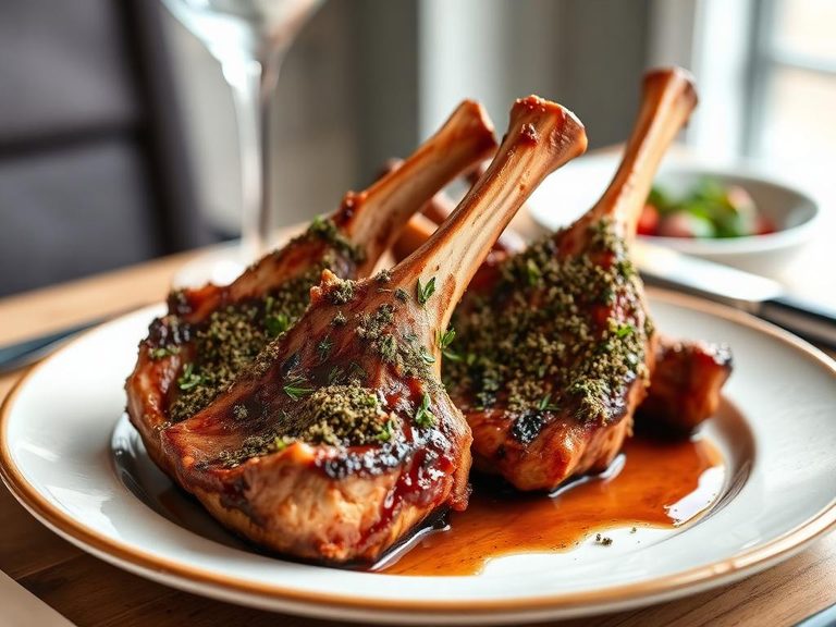 Herb-Crusted Lamb Rib Chops