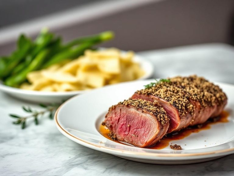 Herb-Crusted Lamb Tenderloin