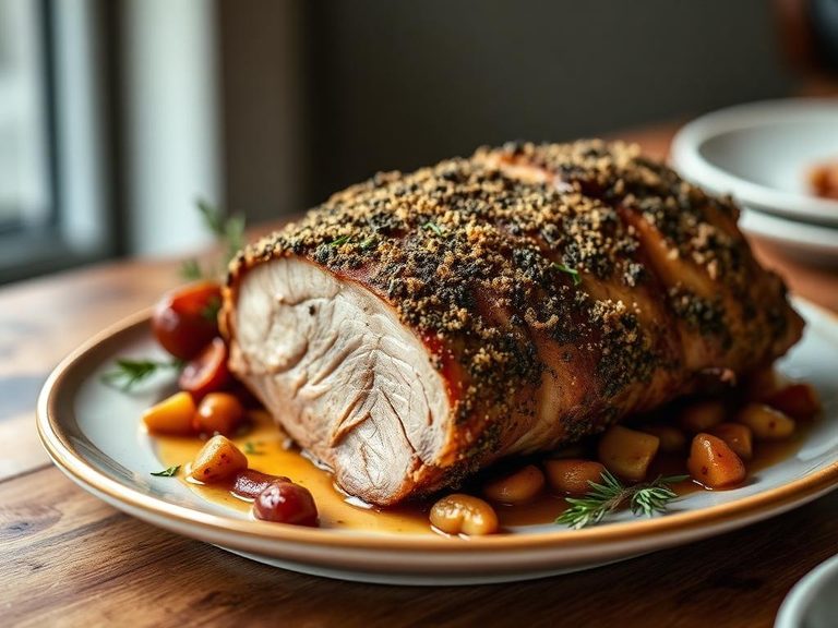 Herb-Crusted Roasted Pork