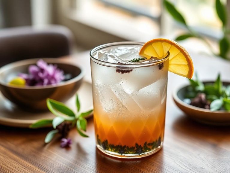 Herbal iced tea base