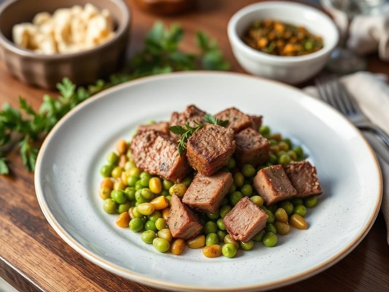 Herbed Veal and Pea Blend