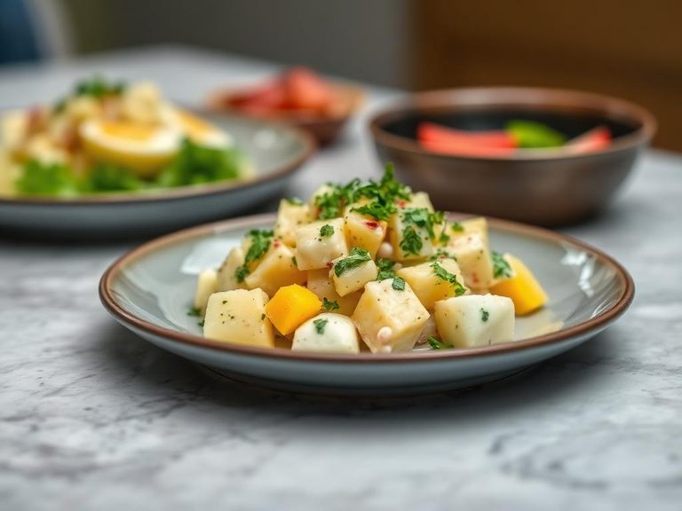 Herring Egg and Potato Salad
