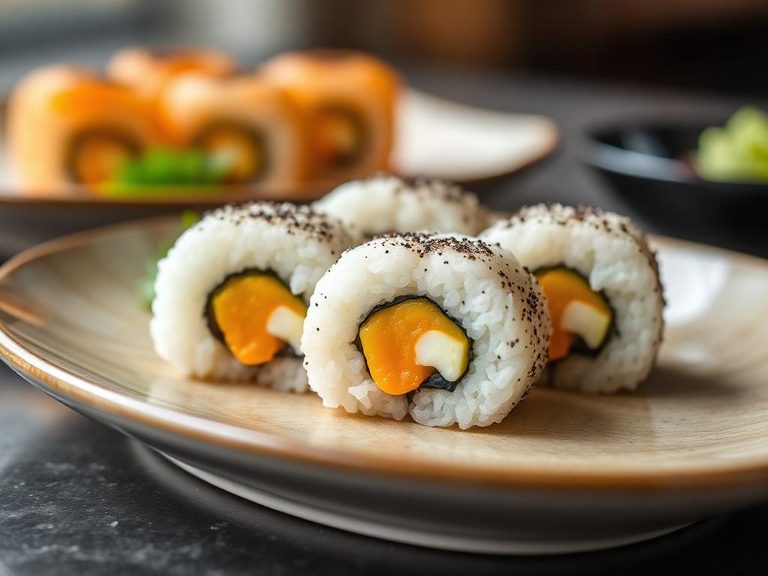 Herring Egg Sushi or Onigiri