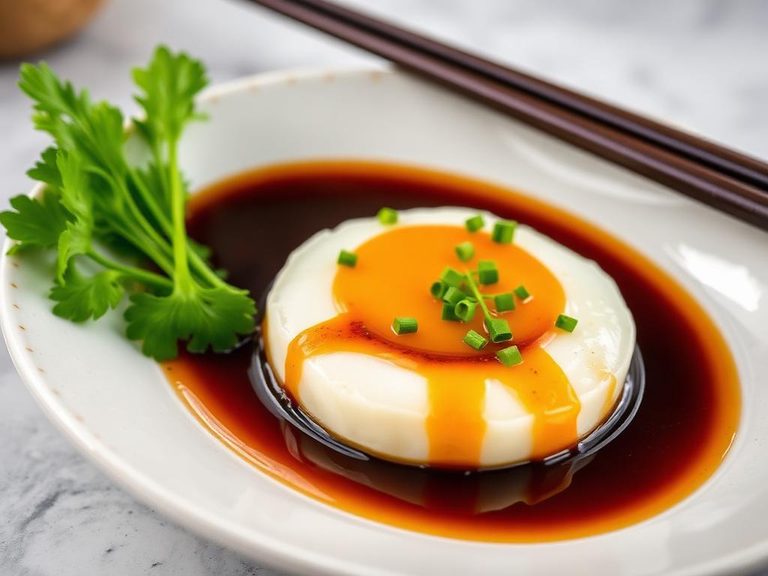 Herring Egg with Tofu and Soy Sauce