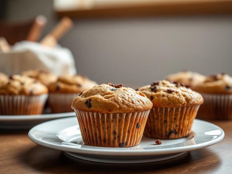 High-protein bread and muffins