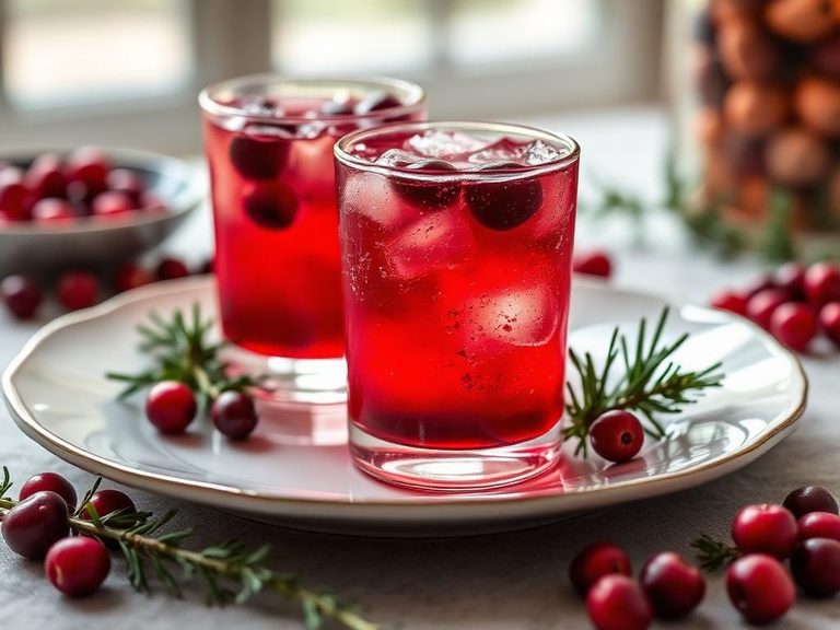 Holiday Cranberry Spritzer
