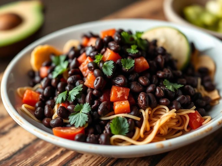 Homemade Black Bean Burrito Bowl